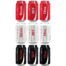 Complete set 9 cans Share a Coke with, Sweden , 2014